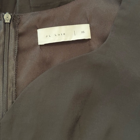 JL Luxe Harvey Dress Black - Picture 3 of 7